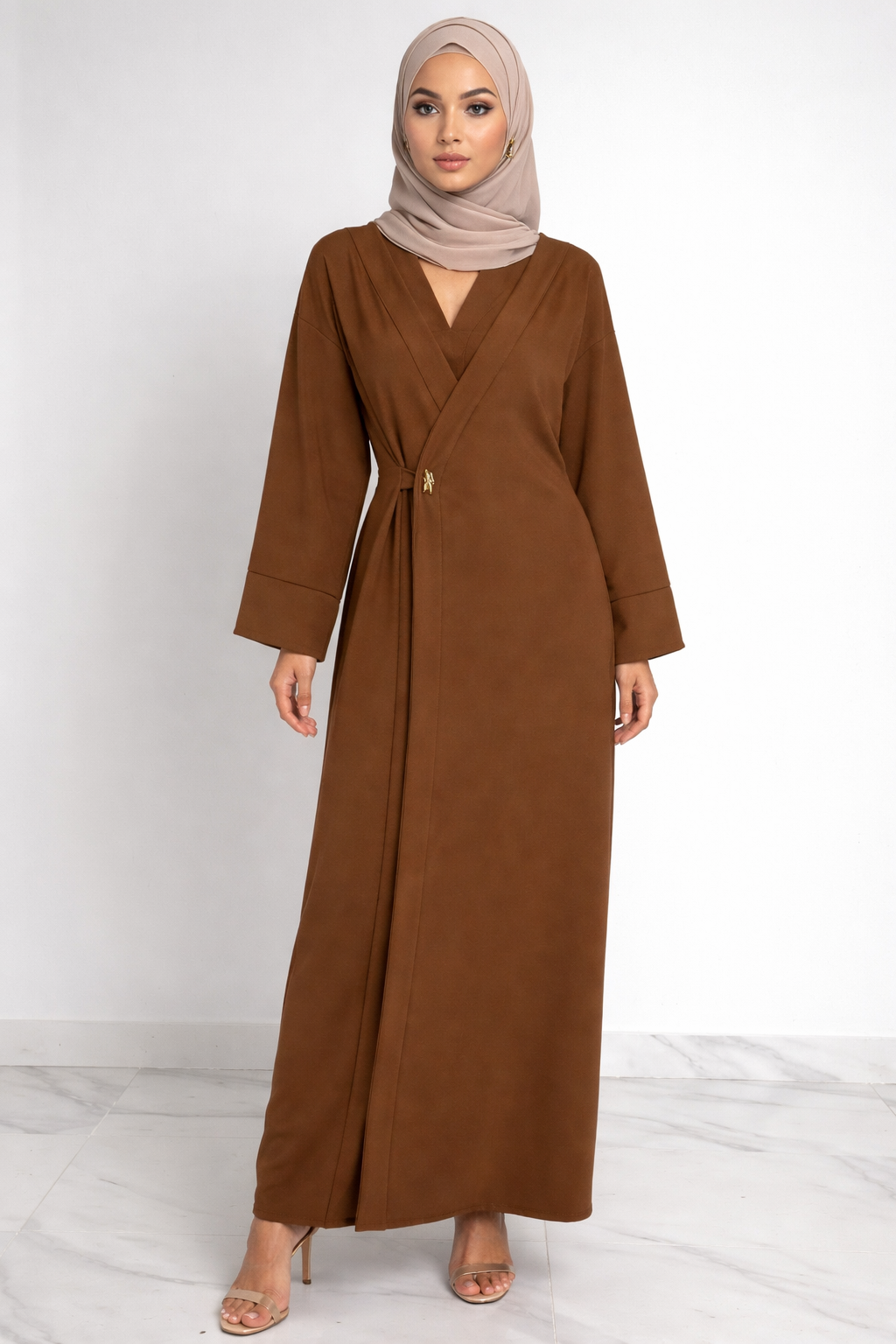 Robe Longue Kimono Élégante