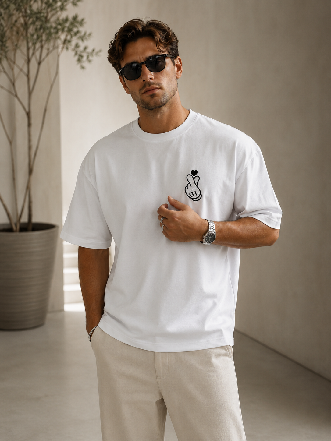 T-Shirt Finger Heart