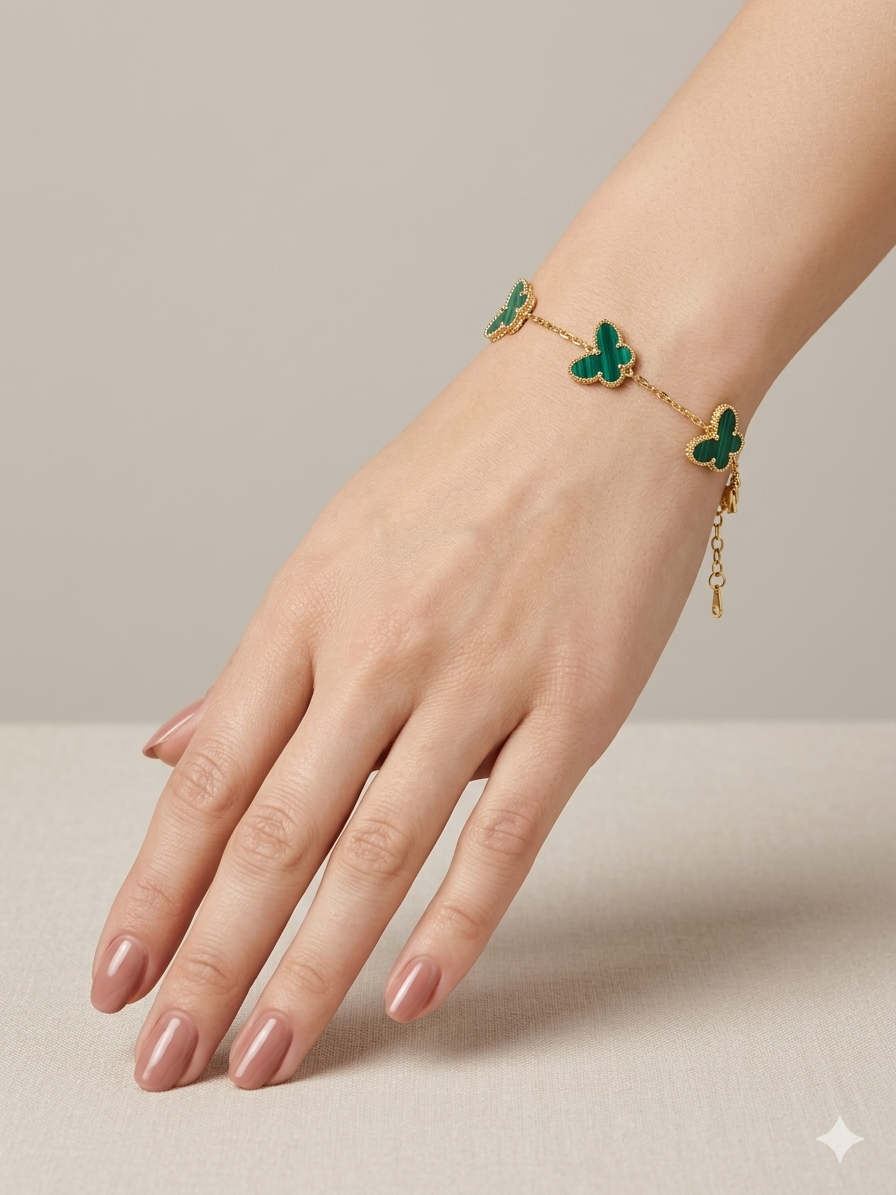 Bracelet Trio de Papillons – L'Essence de la Féminité