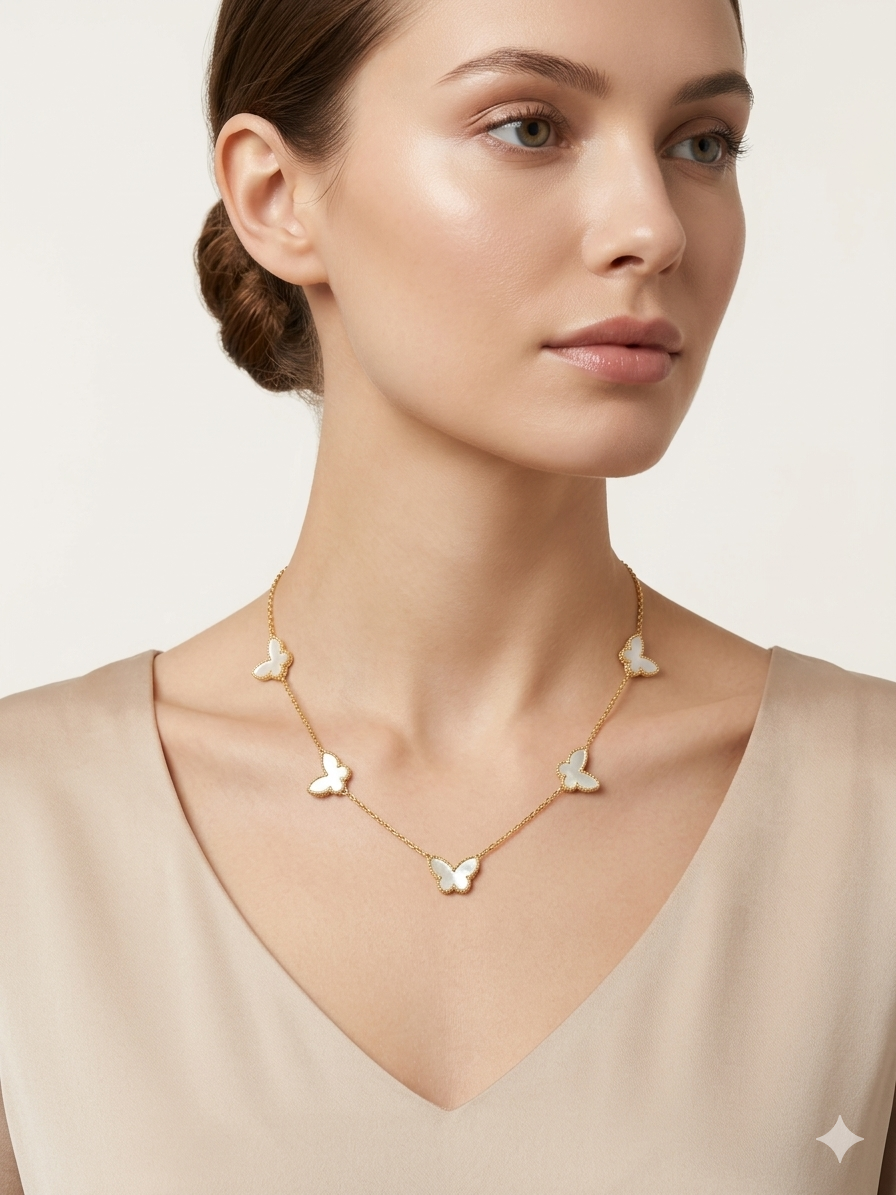 Collier Envolée de Papillons