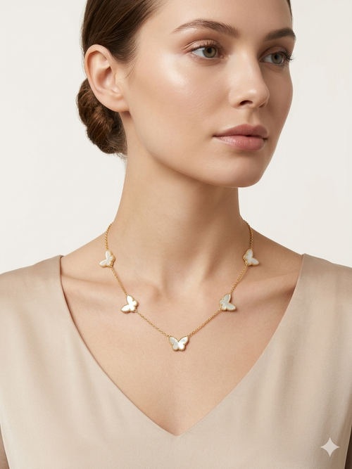 Collier Envolée de Papillons