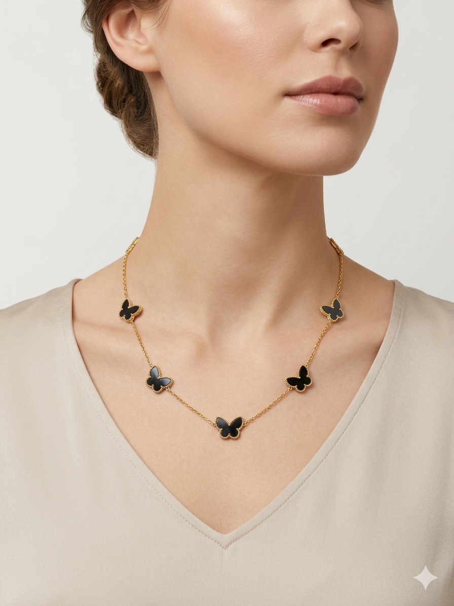 Collier Envolée de Papillons