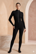 Combinaison Demi-Zip – Noir