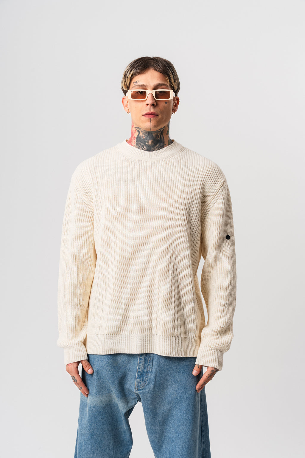 Pull écru