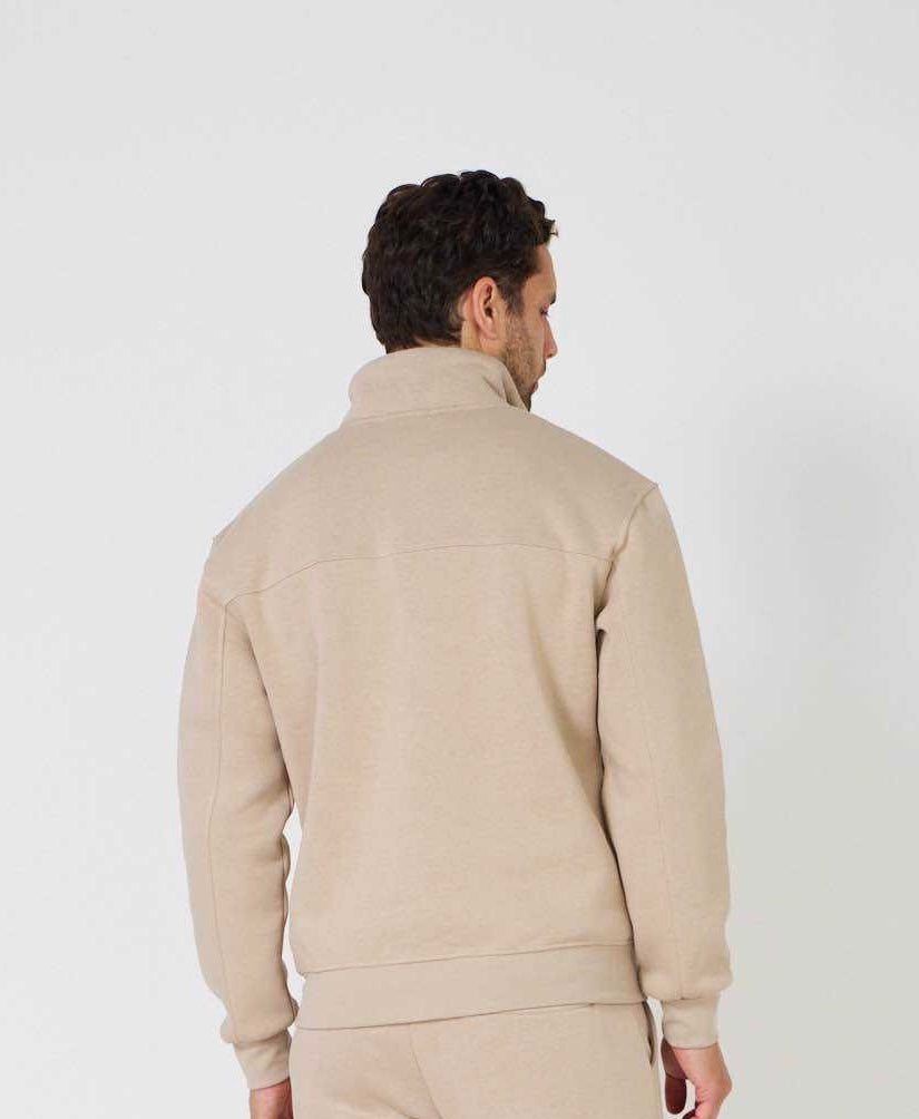 Pull Zippé Molletonné Chic & Sport