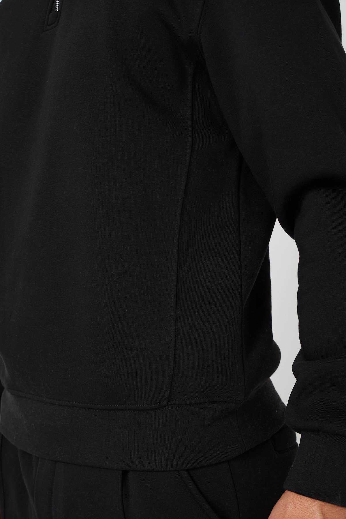 Pull Zippé Molletonné Chic & Sport