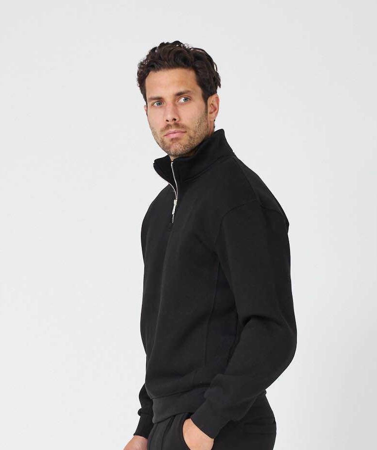 Pull Zippé Molletonné Chic & Sport